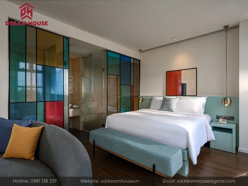 Hình ảnh sau cải tạo tại M Village Hotel Tao Đàn Park